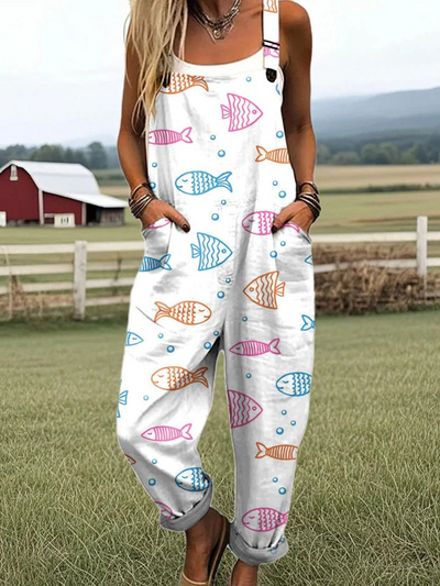 CALISTHA – MARKSBLOMST BRED-BEN JUMPSUIT