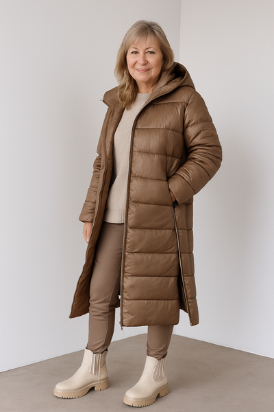 Lang vattert kåpe Zipps