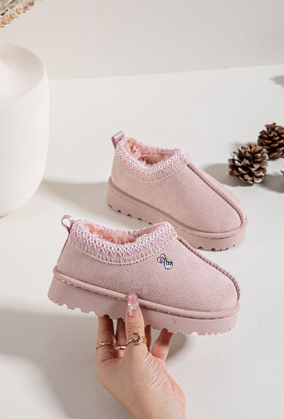 Kids Rosa Cozy Tøfler