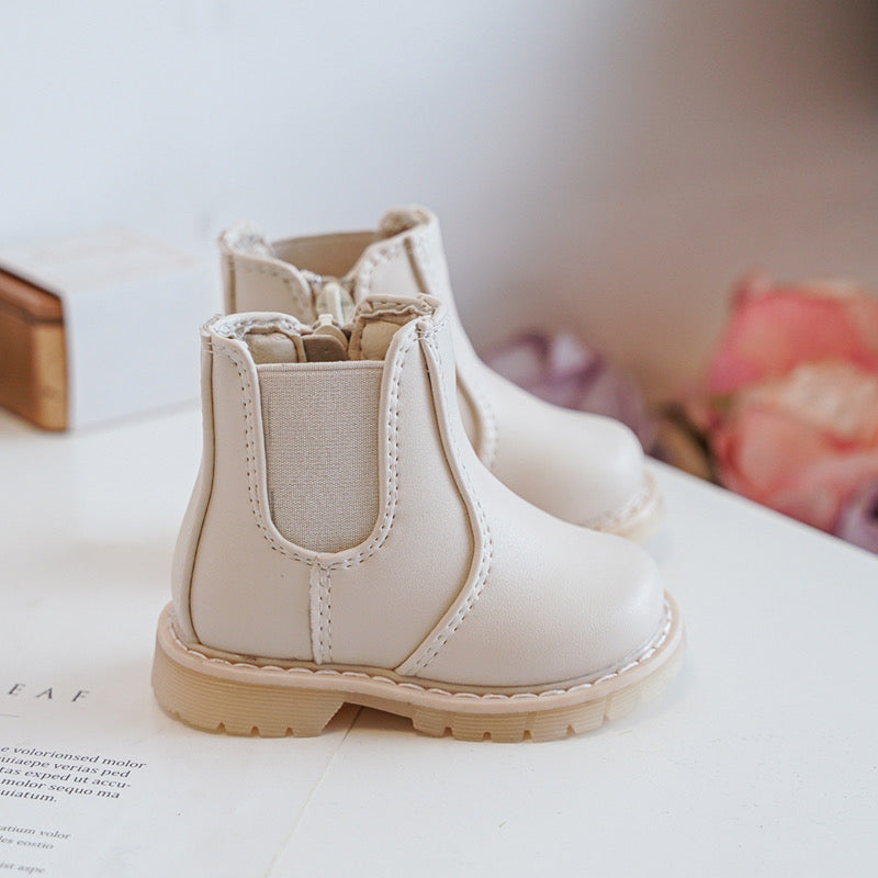 Kids Beige Ankelstøvletter