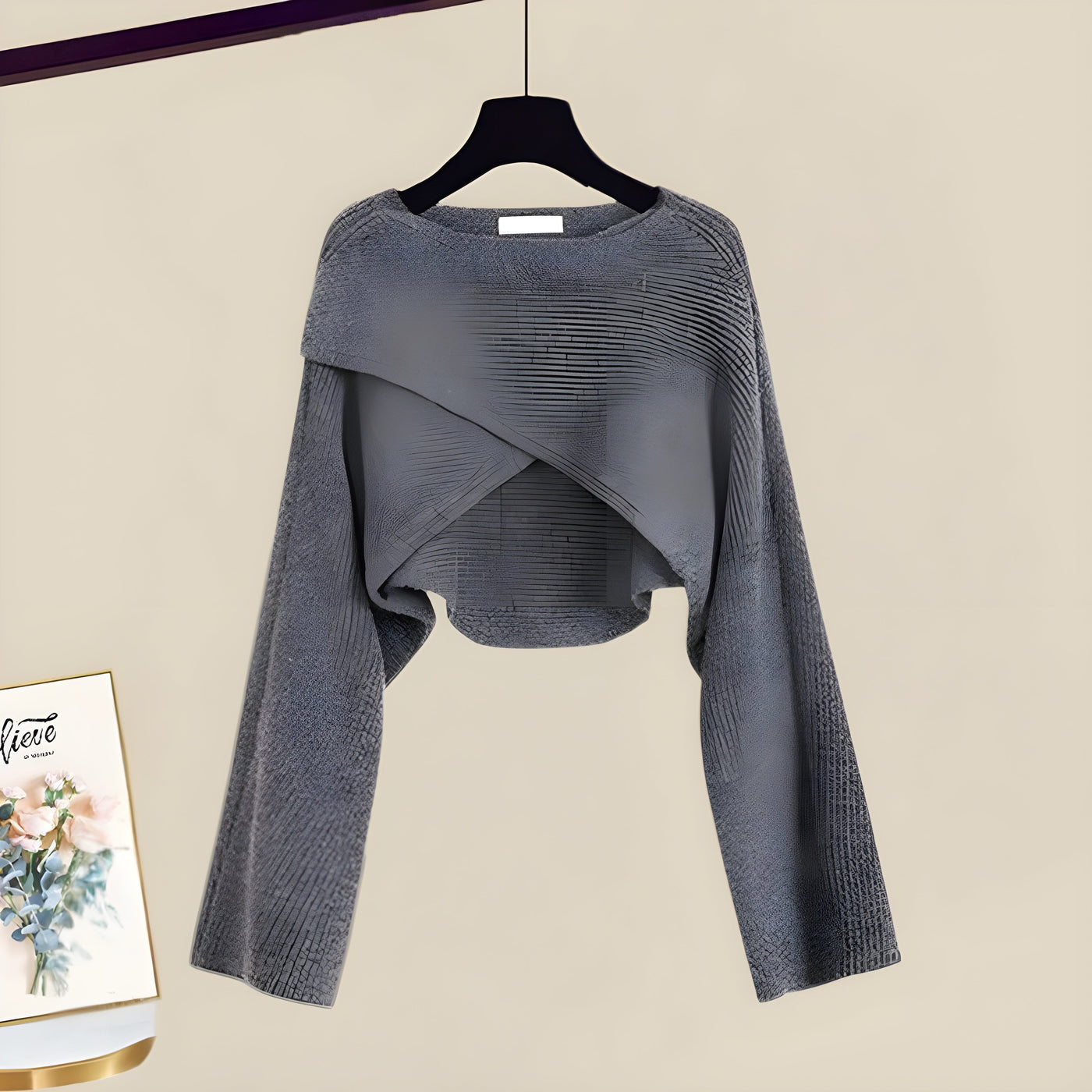 Hilde | Elegant Strikkekjole-Sett for Uanstrengt Stil